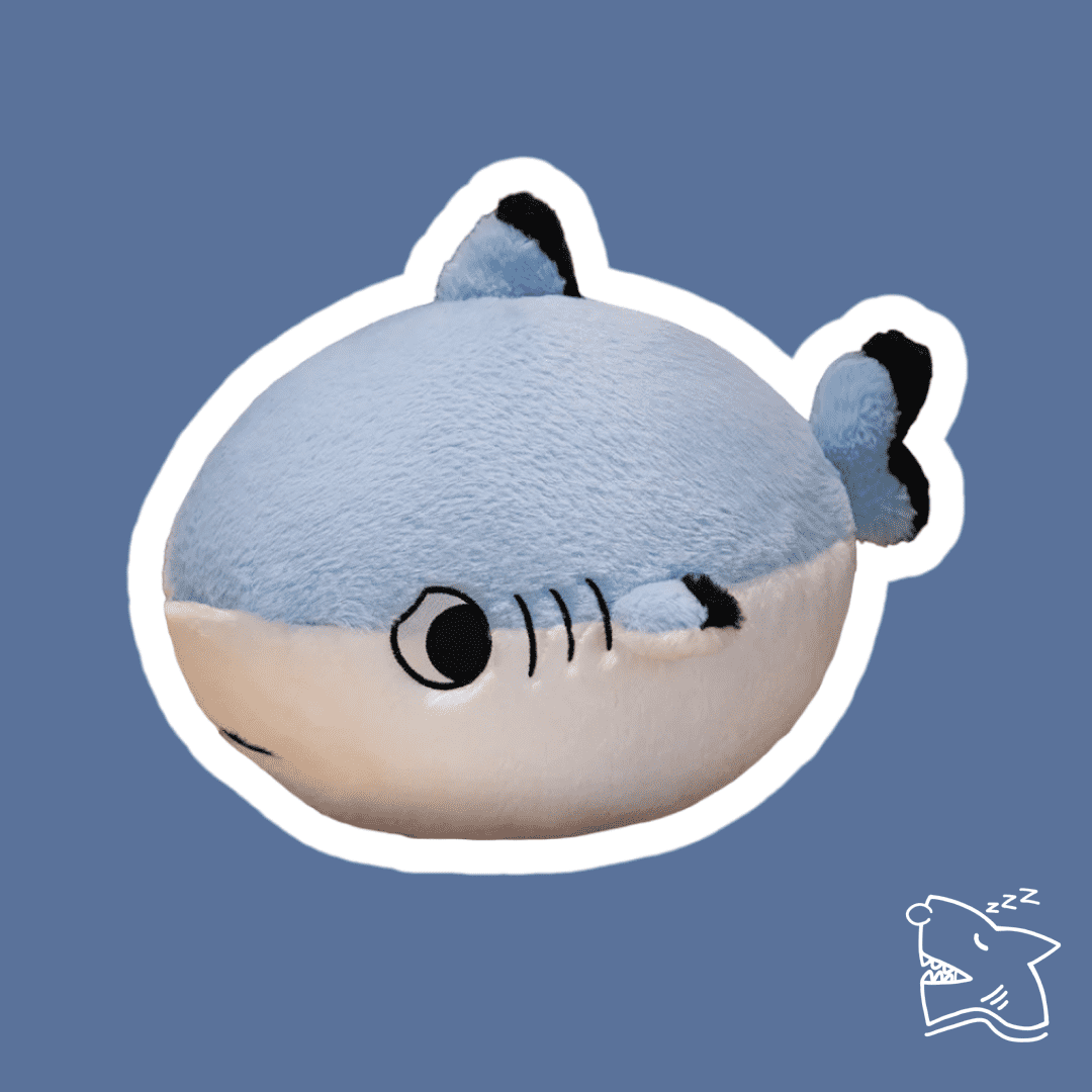 Shark Plushie Super Soft Cute & Cuddly Colors Blue, UK, USA, EU, AU, CA - Sleepy Sharky Shark Blanket