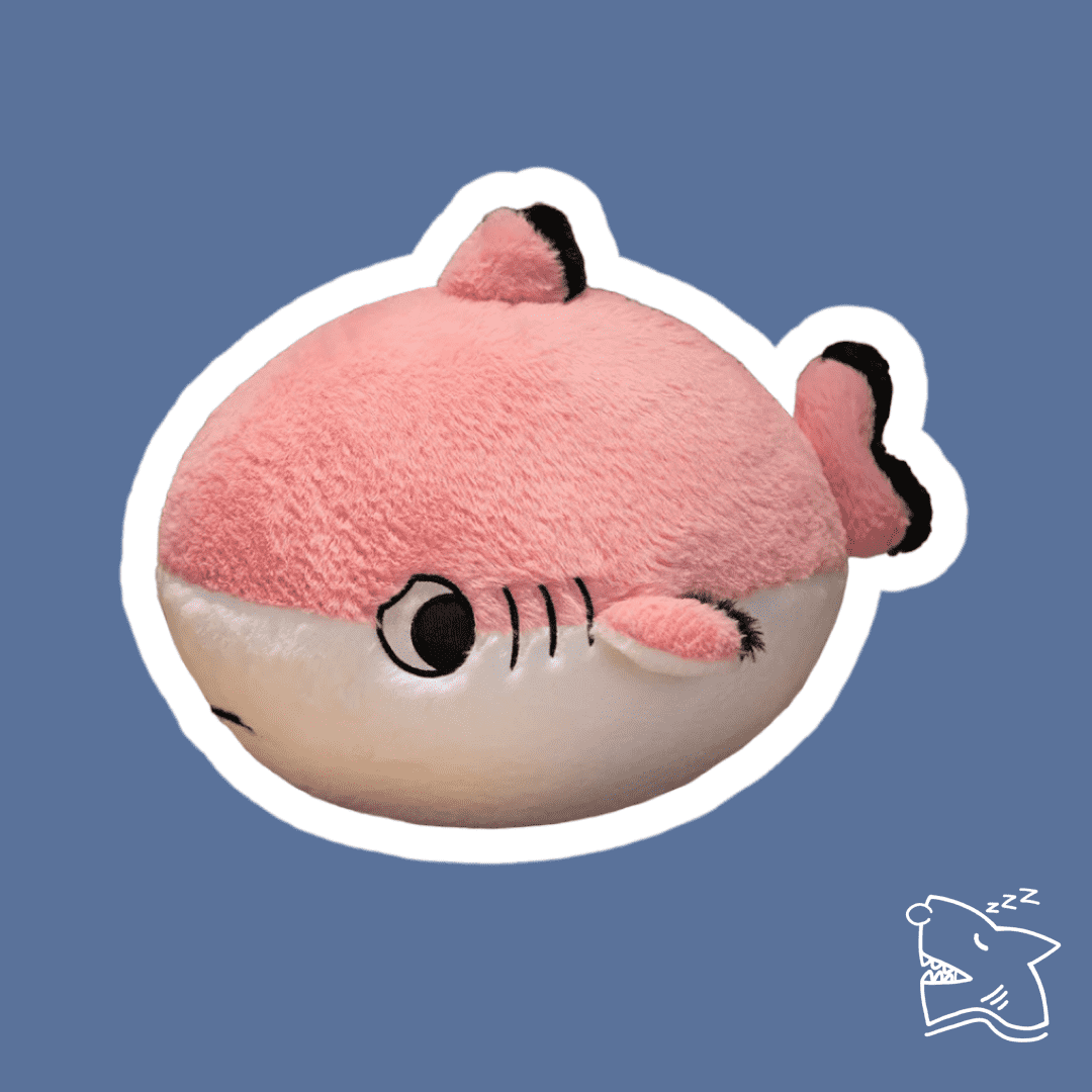 Shark Plushie Super Soft Cute & Cuddly Colors Pink, UK, USA, EU, AU, CA - Sleepy Sharky Shark Blanket