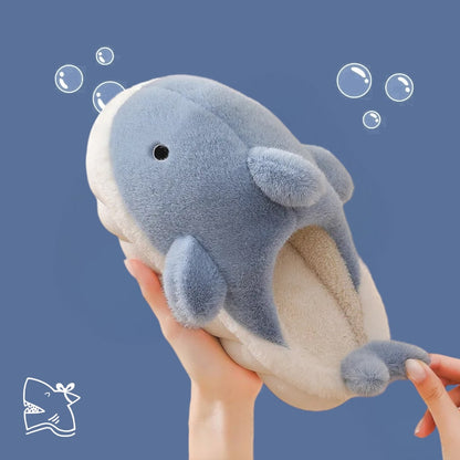 Sleepy Sharky™ Super Soft Shark Slippers - Main Image